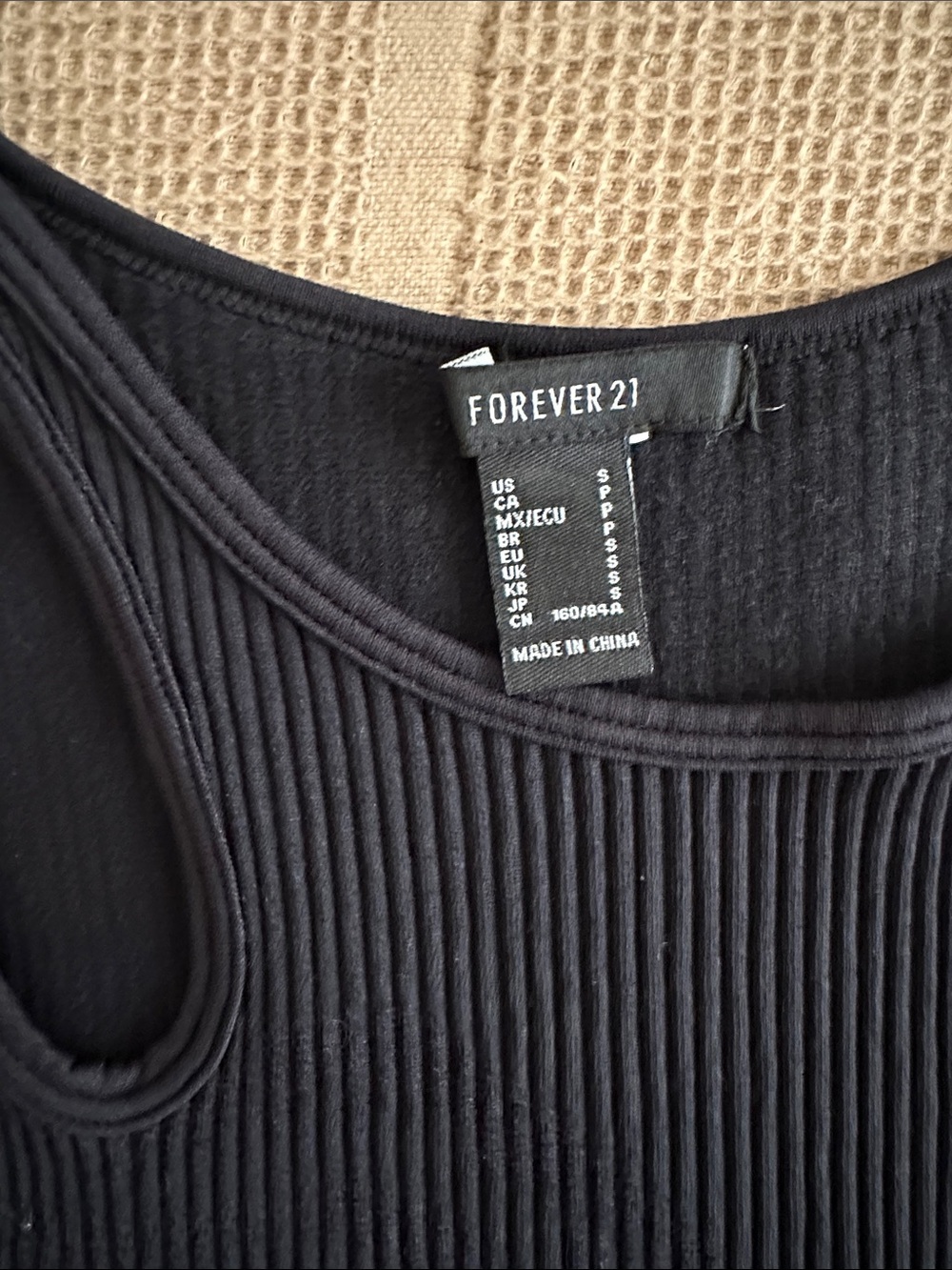 Forever21 Bodycon Ribbed Mini Dress - Picture 4 of 5